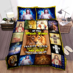 Jesus Lion Light In The Darkness My God That Who You Are Bed Sheets Spread Duvet Cover Bedding Sets