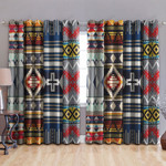 Colorful Patchwork Art Blackout Thermal Grommet Window Curtains