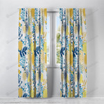 French Country Floral Blackout Thermal Grommet Window Curtains