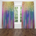 Sparkling Northern Nights Blackout Thermal Grommet Window Curtains