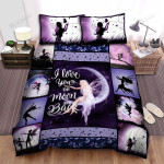 Fairy I Love You To The Moon And Back Bed Sheets Spread Duvet Cover Bedding Sets