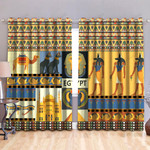Ancient Egyptian Blackout Thermal Grommet Window Curtains