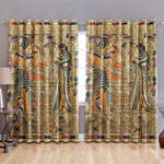 Egypt Culture Blackout Thermal Grommet Window Curtains