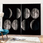 Lunar Eclipse Blackout Thermal Grommet Window Curtains