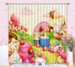Colorful Ice Cream Enjoy Summer Blackout Thermal Grommet Window Curtains