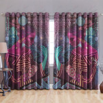 Africa Mond Blackout Thermal Grommet Window Curtains