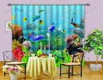 The Diversity Of Aquatic Life Blackout Thermal Grommet Window Curtains