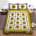 Sunflower Patten Vintage Bed Sheets Spread Duvet Cover Bedding Sets