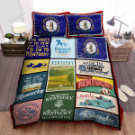 Kentucky Welcome To Adventure Bed Sheets Spread Duvet Cover Bedding Sets