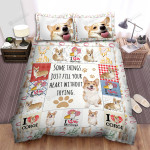 Corgi Dog Some Things Just Fill Your Heart Bed Sheets Spread Duvet Cover Bedding Sets