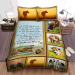 Cow Poem We Live For A Cow Til We Die Bed Sheets Spread Duvet Cover Bedding Sets