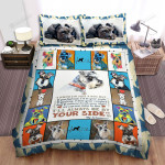 Schnauzer I'll Always Be By Your Side Bed Sheets Spread Duvet Cover Bedding Sets