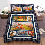 Fox Cute Fox Couple Bed Sheets Spread Duvet Cover Bedding Sets