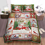 I Am Always With You Christmas Cardinal Red Birds Bed Sheets Spread Duvet Cover Bedding Sets