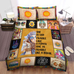 Hippie Girl She Is Not Fragile Bed Sheets Spread Duvet Cover Bedding Sets