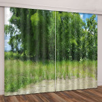 Trees In The Wild Blackout Thermal Grommet Window Curtain