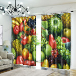 The Diversity Of Fruit Blackout Thermal Grommet Window Curtain
