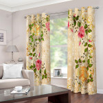Garland Patterns Blackout Thermal Grommet Window Curtain