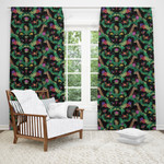 Jungle Blackout Thermal Grommet Window Curtain