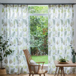 Leaves Patterns Blackout Thermal Grommet Window Curtain