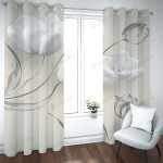 Magnolia Patterns Blackout Thermal Grommet Window Curtain