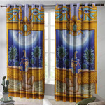 Ancient Egyptian Queen Blackout Thermal Grommet Window Curtain