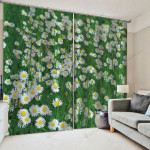 Daisy Field Blackout Thermal Grommet Window Curtains