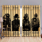 We Are Firefighters Be Strong Be Brave Blackout Thermal Grommet Window Curtain