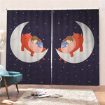 Baby Sleeping Among The Stars Children Blackout Thermal Grommet Window Curtain