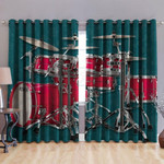 Red Drum Jade Blackout Thermal Grommet Window Curtain