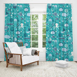 Sea Life Blackout Thermal Grommet Window Curtain
