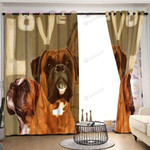 Boxer Love Waiting For You Blackout Thermal Grommet Window Curtain