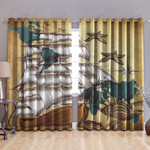 Sailing Ship Blackout Thermal Grommet Window Curtain