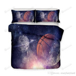 Basketball Star Galaxy Bed Sheets Spread Duvet Cover Bedding Set