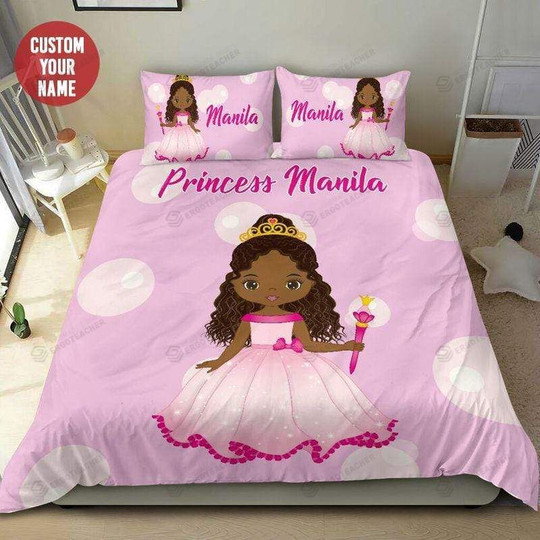 PERSONALIZED NAME Bedding Set Black Girl Ballerina Custom Duvet Cover Duvet Cover Set Personalized Gifts Duvet Cover
