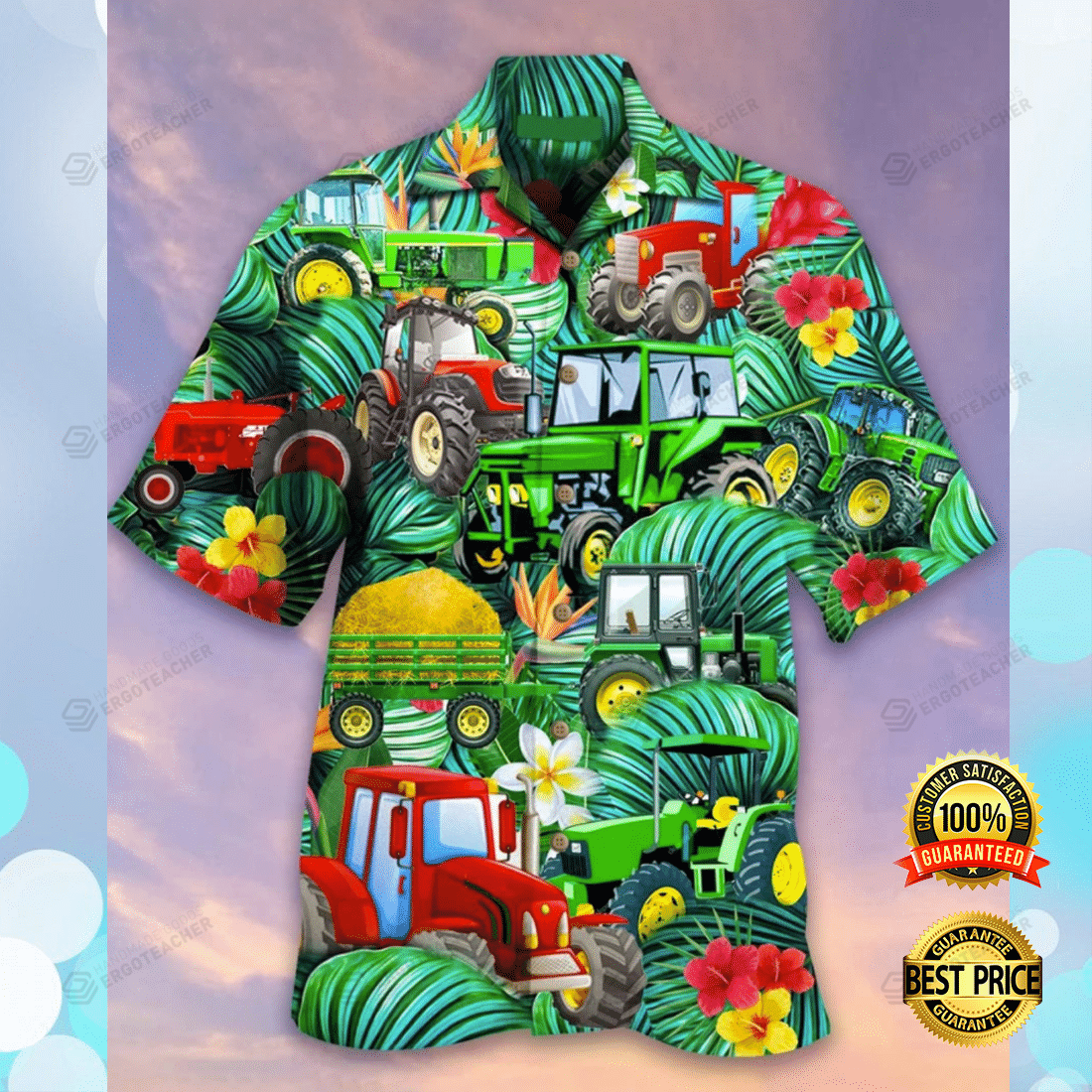 Tractor Tropical Hawaiian Shirt