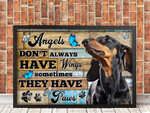 Basset Hound Dog Angels Dont Always Have Wings Sometimes They Have Paws Animal Poster