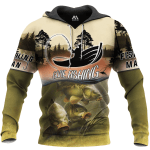 Fishing Man 3D All Over Printed Shirts MT0902-10