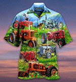 Real Men Drive Tractors Hawaiian Shirt BV0903-01-HW