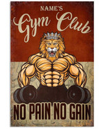 Gym Club No Pain No Gain