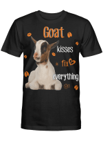 Goat Kisses Fix Everything for goat lover AT2104-03