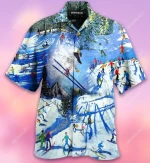 Life Is More Exciting On The Slopes Skiing Hawaiian Shirt AT2604-02