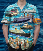 Ferry Captain's Job Is Far From Routine Hawaiian Shirt  AT0406-03