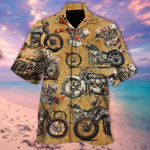 YESTERDAY IS HISTORY, TOMORROW IS A MYSTERY, RIDE AND LIVE TODAY HAWAIIAN SHIRT  AT1106-16