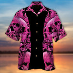 PINK SKULL Hawaiian Shirt  AT2906-13