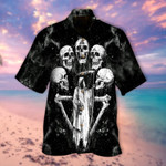 Skull Hawaiian Shirt  AT0507-02