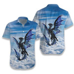 Blue Dragon On Blue Sky Hawaii Shirt  AT0907-01