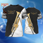 Trumpet - Personalized Name 3D TShirt  AT2007-06