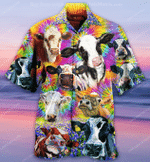 COWS EASILY DISTRACTED BY COWS LIMITED-HAWAIIAN SHIRT TH2207-03