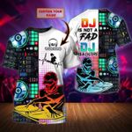 PERSONALIZED NAME DJ COLORFUL T SHIRT LH2307-3